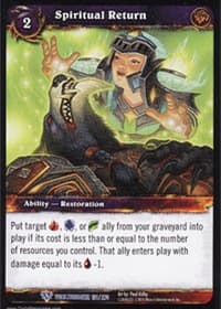 Spiritual Return - Worldbreaker - WoW card