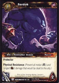 Sardok - Worldbreaker - WoW card