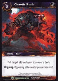 Chaotic Rush - Worldbreaker - WoW card
