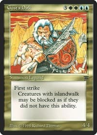 Gosta Dirk - Legends - Magic: The Gathering card