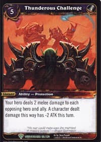 Thunderous Challenge - Worldbreaker - WoW card