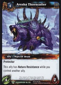 Aresha Thorncaller - Worldbreaker - WoW card