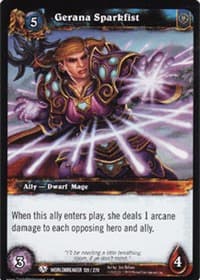 Gerana Sparkfist - Worldbreaker - WoW card