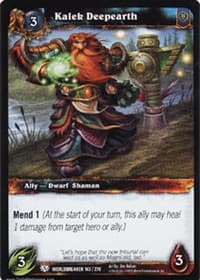 Kalek Deepearth - Worldbreaker - WoW card