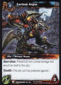 Loriam Argos - Worldbreaker - WoW card
