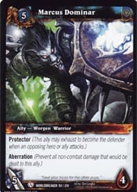 Marcus Dominar - Worldbreaker - WoW card