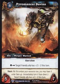 Pyromancer Davins - Worldbreaker - WoW card