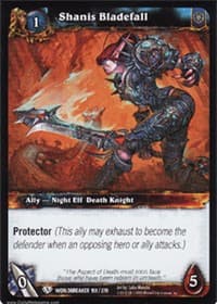 Shanis Bladefall - Worldbreaker - WoW card