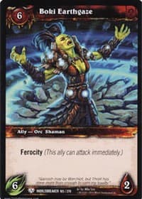 Boki Earthgaze - Worldbreaker - WoW card