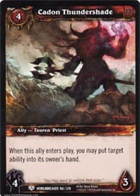 Cadon Thundershade - Worldbreaker - WoW card