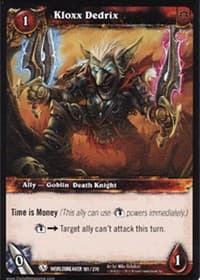 Kloxx Dedrix - Worldbreaker - WoW card