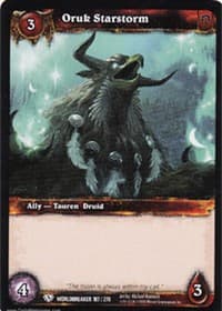 Oruk Starstorm - Worldbreaker - WoW card