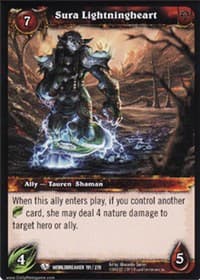 Sura Lightningheart - Worldbreaker - WoW card