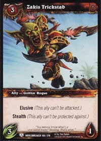 Zakis Trickstab - Worldbreaker - WoW card