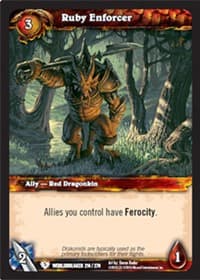 Ruby Enforcer - Worldbreaker - WoW card