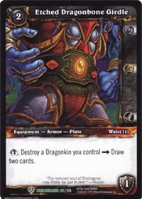 Etched Dragonbone Girdle - Worldbreaker - WoW card