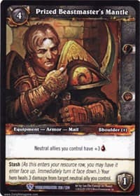 Prized Beastmaster's Mantle - Worldbreaker - WoW card