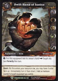 Swift Hand of Justice - Worldbreaker - WoW card