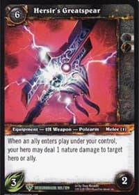 Hersir's Greatspear - Worldbreaker - WoW card