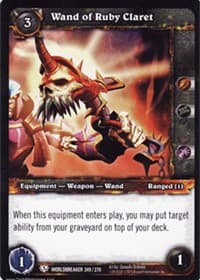 Wand of Ruby Claret - Worldbreaker - WoW card