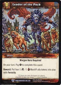 Leader of the Pack - Worldbreaker - WoW card
