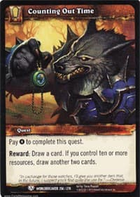 Counting Out Time - Worldbreaker - WoW card