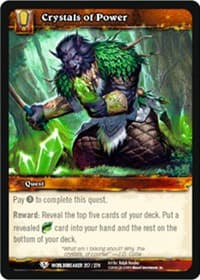Crystals of Power - Worldbreaker - WoW card