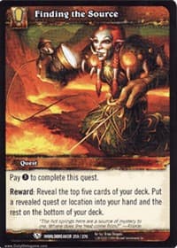 Finding the Source - Worldbreaker - WoW card