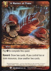 A Matter of Time - Worldbreaker - WoW card