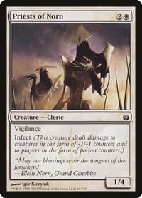 Priests of Norn - Mirrodin Besieged - Magic: The Gathering card