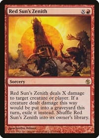 Red Sun's Zenith - Mirrodin Besieged - Magic: The Gathering card