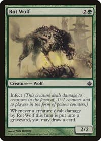 Rot Wolf - Mirrodin Besieged - Magic: The Gathering card