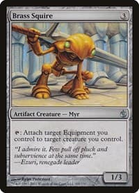 Brass Squire - Mirrodin Besieged - Magic: The Gathering card