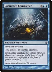 Corrupted Conscience - Mirrodin Besieged - Magic: The Gathering card