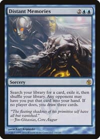 Distant Memories - Mirrodin Besieged - Magic: The Gathering card