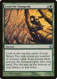 Lead the Stampede - Mirrodin Besieged - Magic: The Gathering card