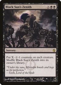 Black Sun's Zenith - Mirrodin Besieged - Magic: The Gathering card