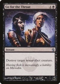 Go for the Throat - Mirrodin Besieged - Magic: The Gathering card