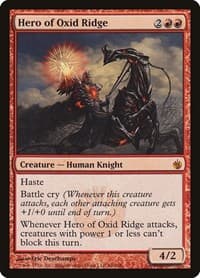 Hero of Oxid Ridge - Mirrodin Besieged - Magic: The Gathering card