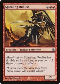 Spiraling Duelist - Mirrodin Besieged - Magic: The Gathering card