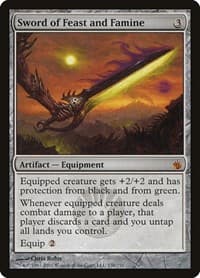 Sword of Feast and Famine - Mirrodin Besieged - Magic: The Gathering card