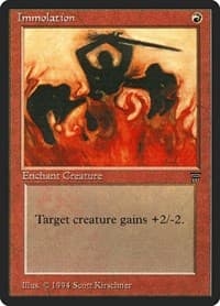 Immolation - Legends - Magic: The Gathering card