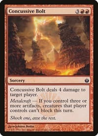 Concussive Bolt - Mirrodin Besieged - Magic: The Gathering card