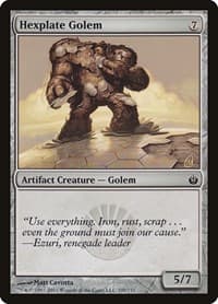 Hexplate Golem - Mirrodin Besieged - Magic: The Gathering card