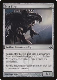 Myr Sire - Mirrodin Besieged - Magic: The Gathering card