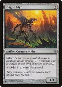 Plague Myr - Mirrodin Besieged - Magic: The Gathering card