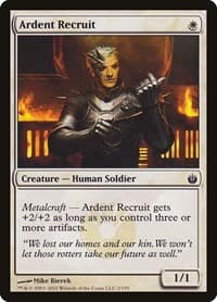 Ardent Recruit - Mirrodin Besieged - Magic: The Gathering card