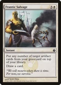 Frantic Salvage - Mirrodin Besieged - Magic: The Gathering card