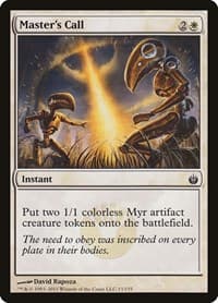 Master's Call - Mirrodin Besieged - Magic: The Gathering card