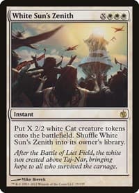 White Sun's Zenith - Mirrodin Besieged - Magic: The Gathering card